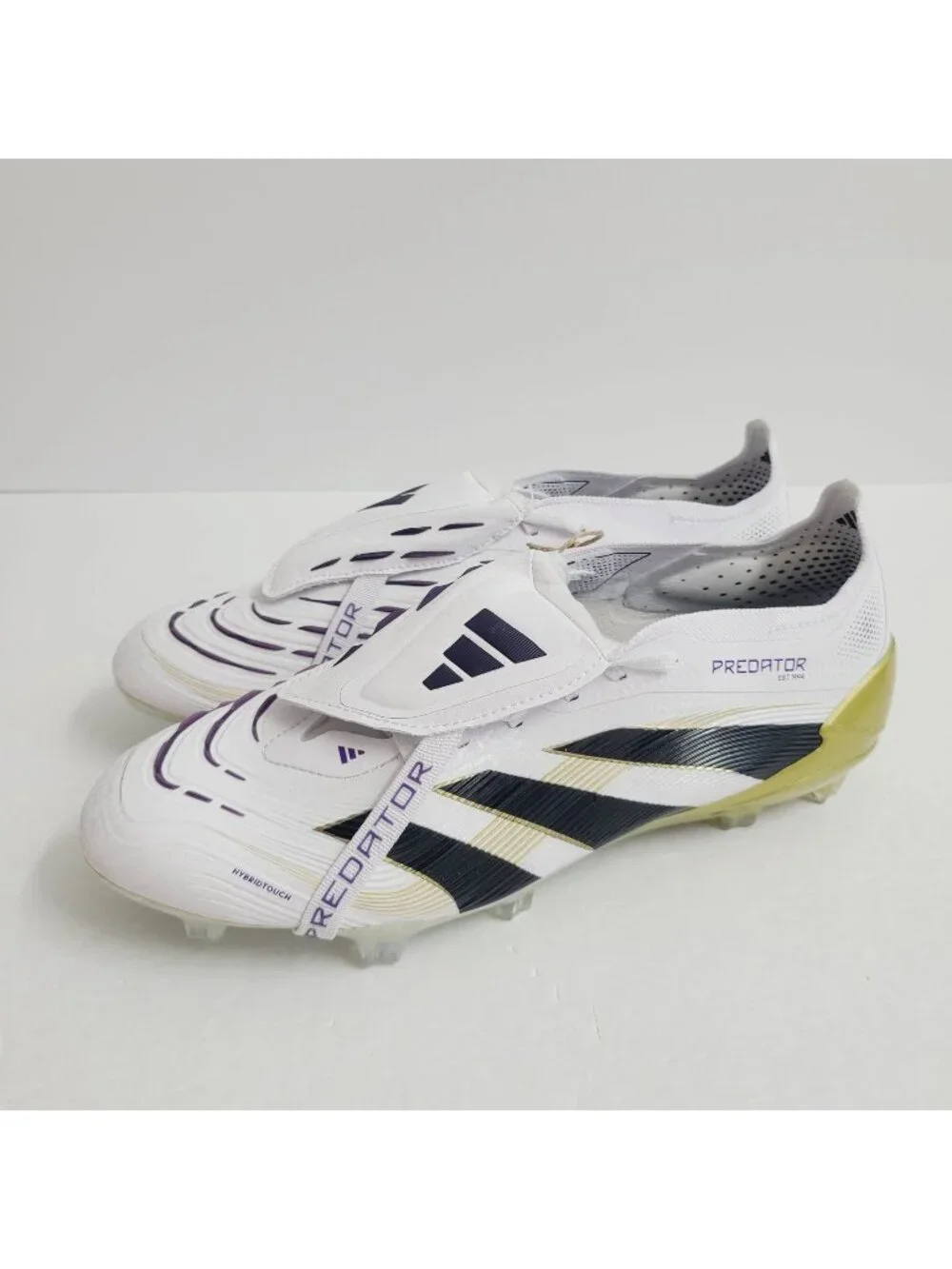 NEW Adidas Predator Elite FT FG Soccer Cleats JI1095 Size 8.5 White Gold